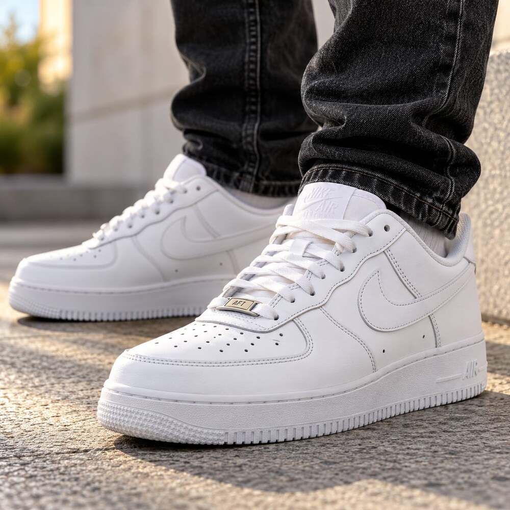 Nike Air Force 1 ‘07 Low Triple White Men’s Size 11.5 CW2288-111